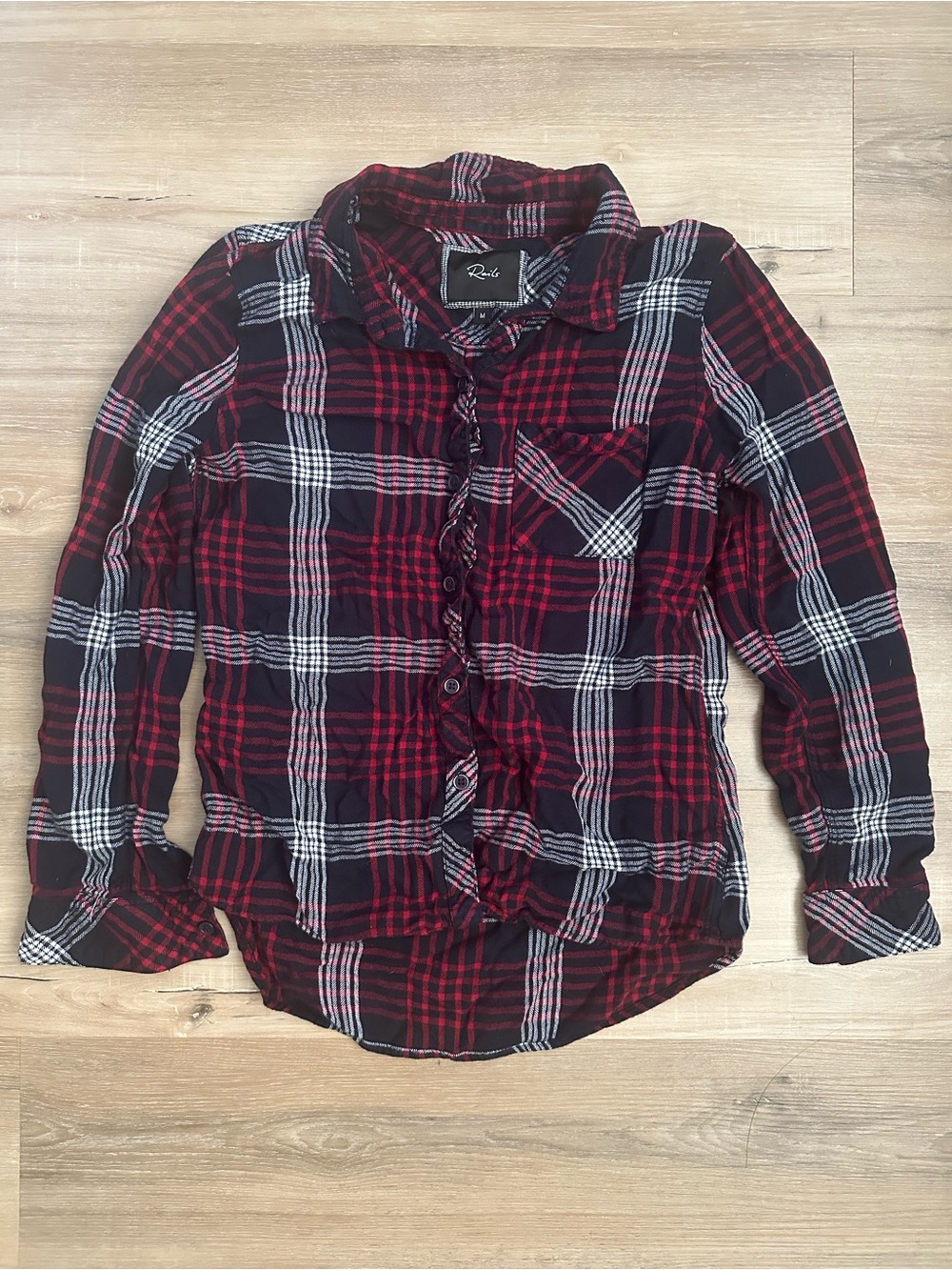 Rails Red Plaid Button Down Shirt